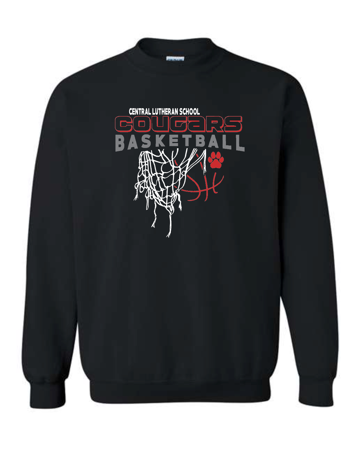 Central Lutheran Basketball on Black