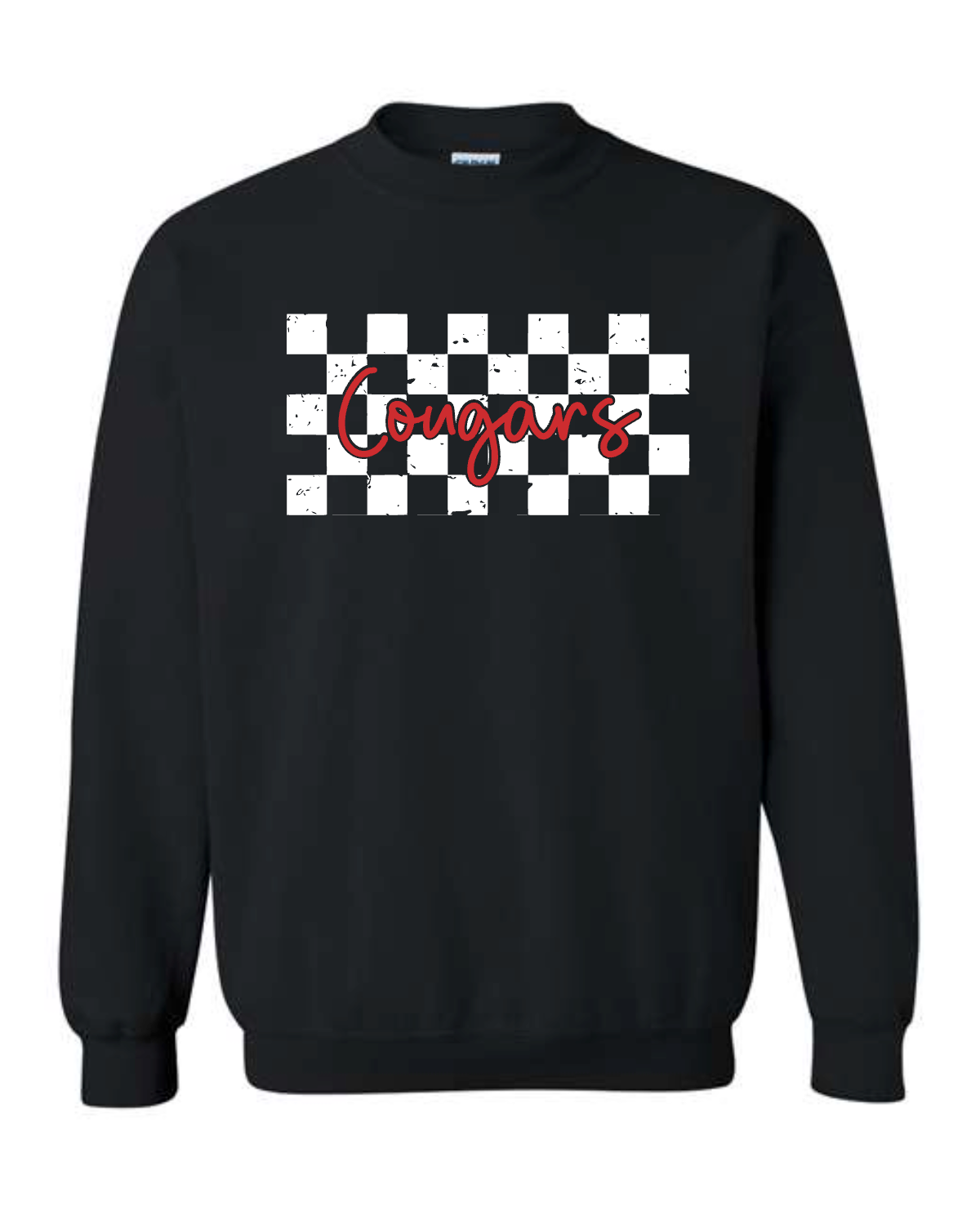 Checkered Cougars on Black