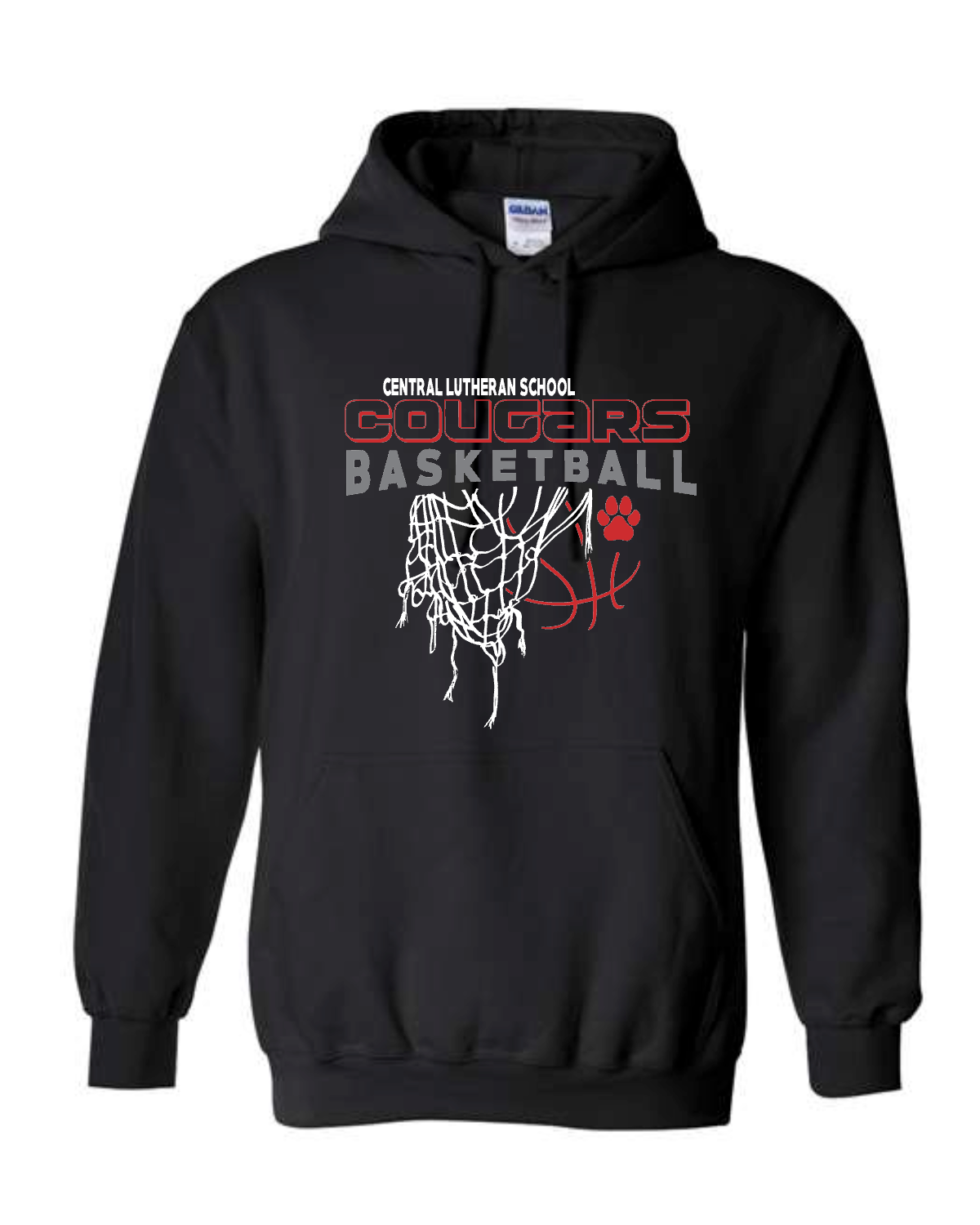 Central Lutheran Basketball on Black