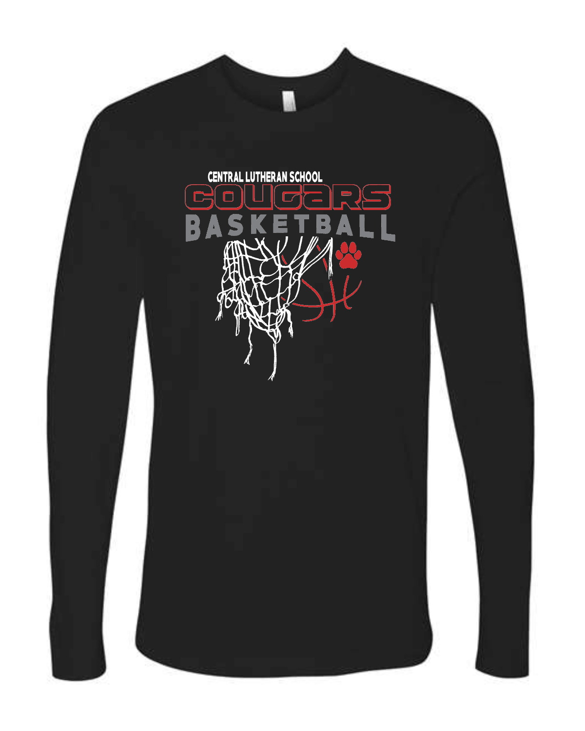 Central Lutheran Basketball on Black