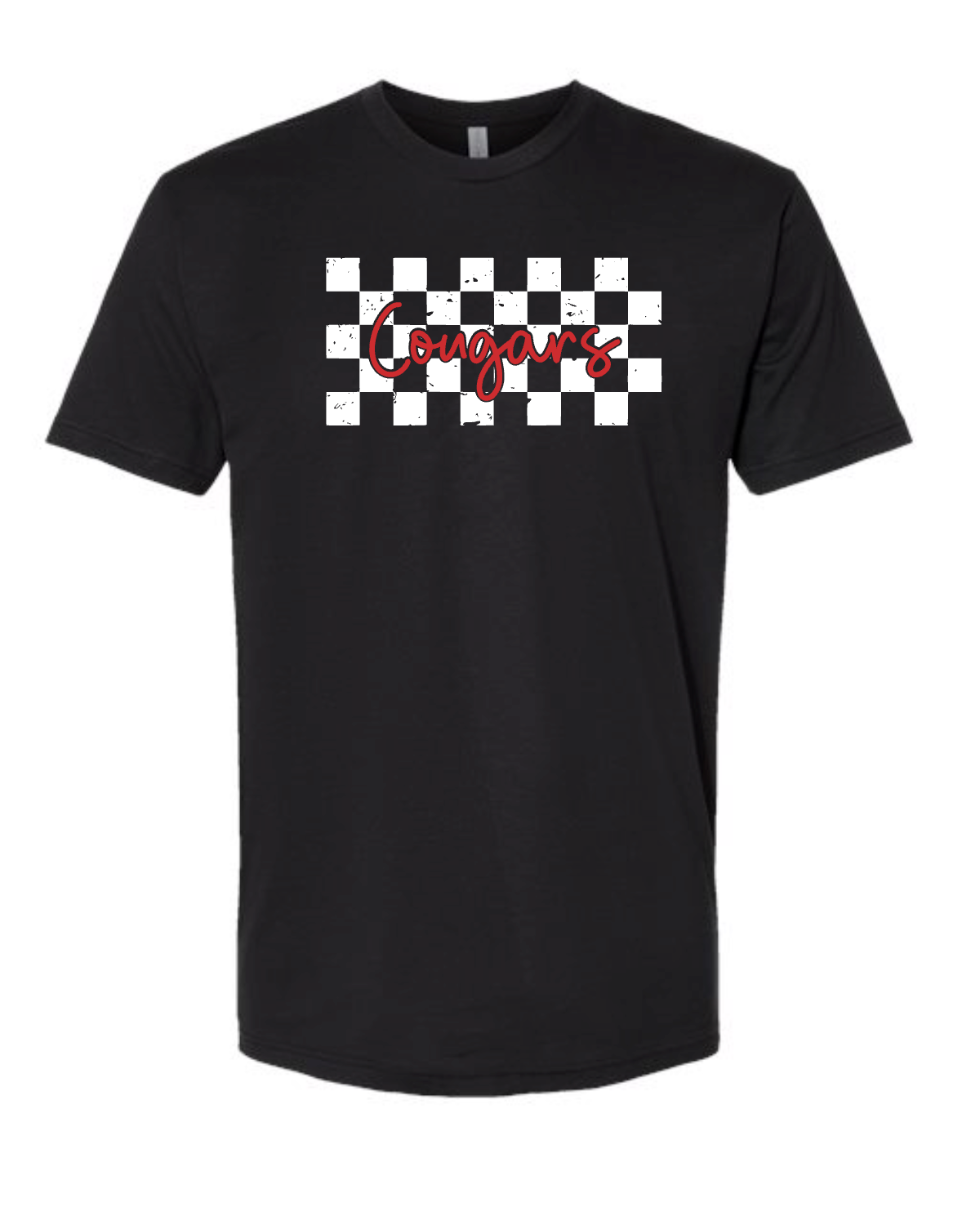 Checkered Cougars on Black