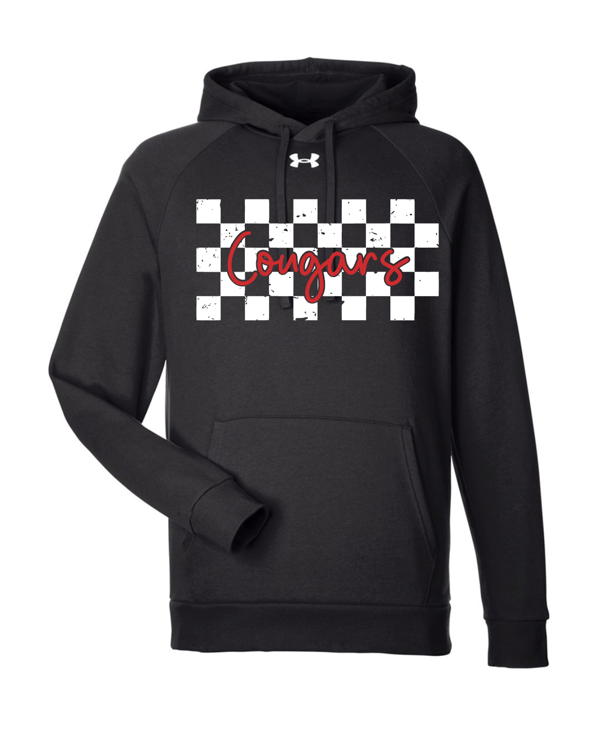 Checkered Cougars on Black