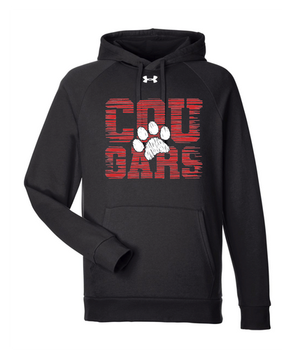 Cougars paw on black