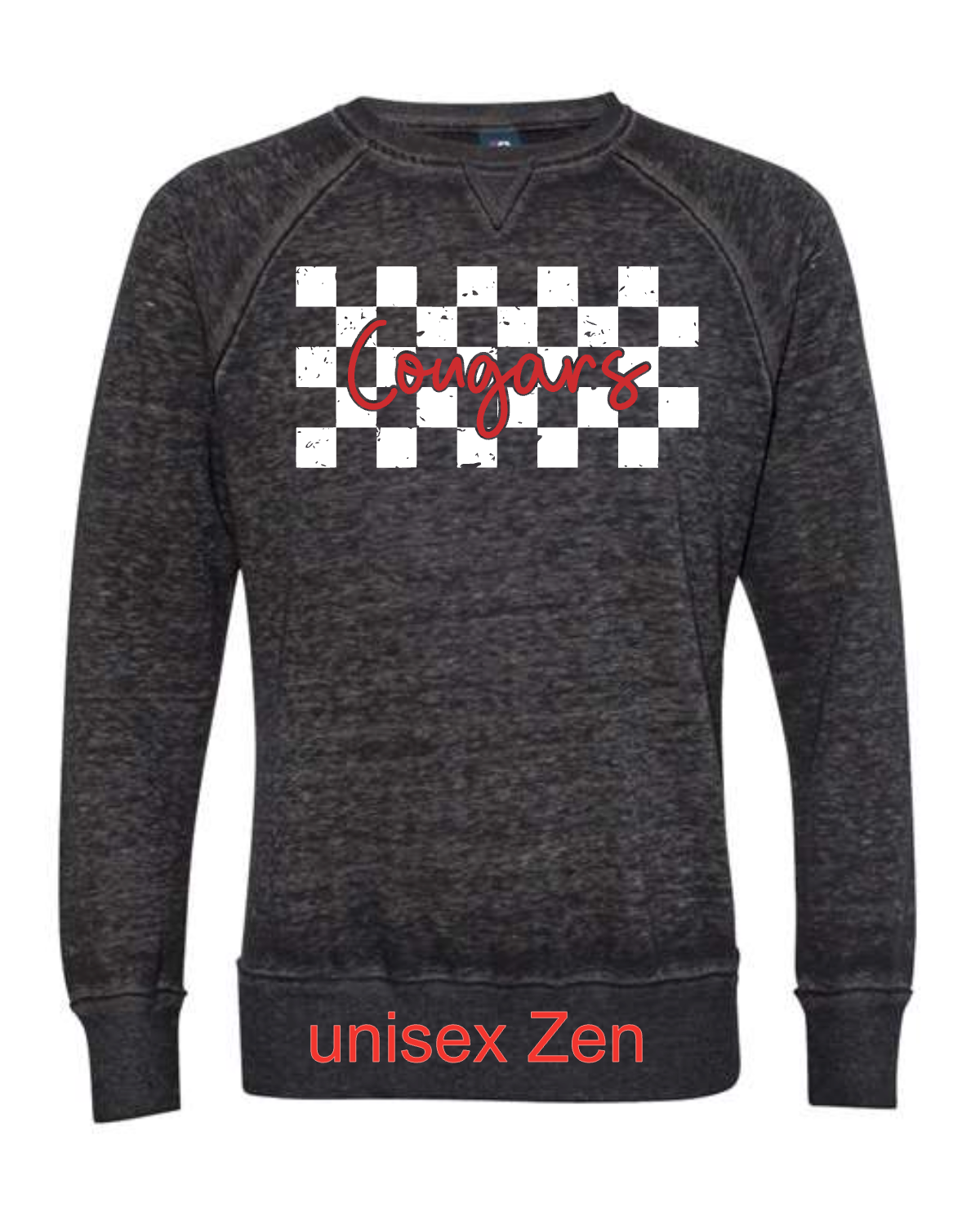 Checkered Cougars on Black